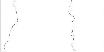 En blanc mapa de ghana